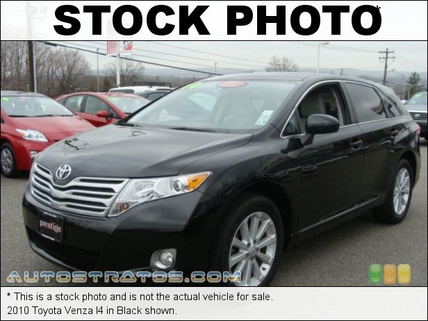 Stock photo for this 2010 Toyota Venza I4 2.7 Liter DOHC 16-Valve Dual VVT-i 4 Cylinder 6 Speed Automatic