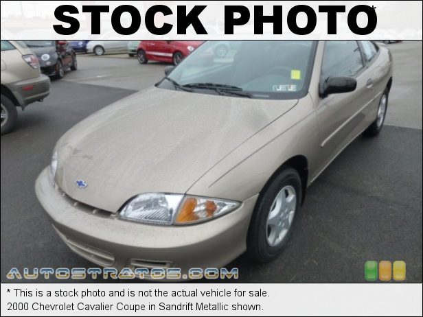 Stock photo for this 2000 Chevrolet Cavalier Coupe 2.2 Liter OHV 8-Valve 4 Cylinder 5 Speed Manual