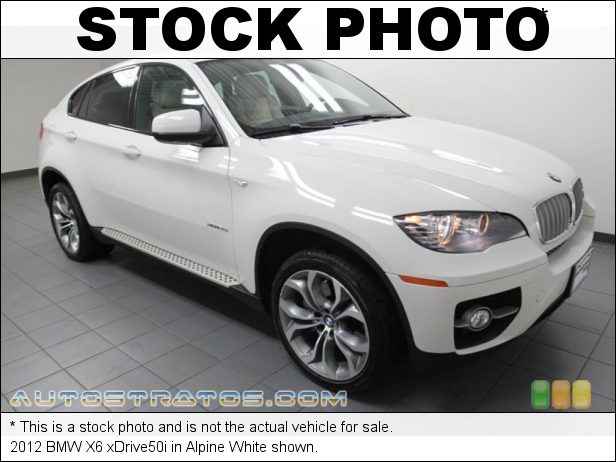 Stock photo for this 2012 BMW X6 xDrive50i 4.4 Liter DFI TwinPower Turbocharged DOHC 32-Valve VVT V8 8 Speed Sport Automatic