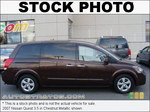 Stock photo for this 2007 Nissan Quest 3.5 3.5 Liter DOHC 24-Valve VVT V6 5 Speed Automatic