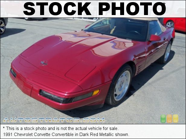 Stock photo for this 1991 Chevrolet Corvette Convertible 5.7 Liter TPI OHV 16-Valve L98 V8 4 Speed Automatic
