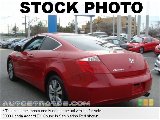 Stock photo for this 2009 Honda Accord EX Coupe 2.4 Liter DOHC 16-Valve i-VTEC 4 Cylinder 5 Speed Automatic