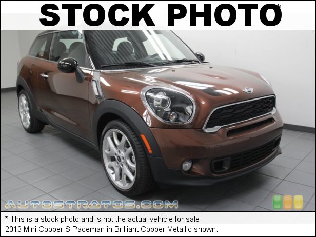 Stock photo for this 2013 Mini Cooper S Paceman 1.6 Liter DI Twin-Scroll Turbocharged DOHC 16-Valve VVT 4 Cylind 6 Speed Steptronic Automatic