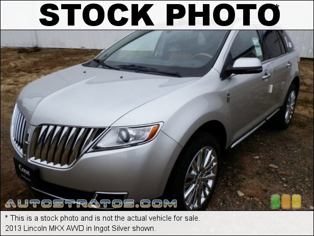 Stock photo for this 2013 Lincoln MKX AWD 3.7 Liter DOHC 24-Valve Ti-VCT V6 6 Speed SelectShift Automatic
