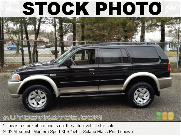 Stock photo for this 2002 Mitsubishi Montero Sport XLS 4x4 3.5 Liter SOHC 24-Valve V6 4 Speed Automatic Stock photo for this 2002 Mitsubishi Montero Sport XLS 4x4 3.5 Liter SOHC 24-Valve V6 4 Speed Automatic