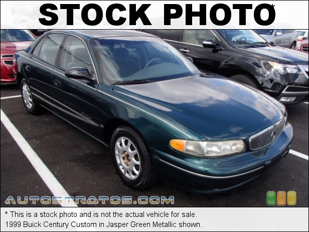 Stock photo for this 1999 Buick Century Custom 3.1 Liter OHV 12-Valve V6 4 Speed Automatic