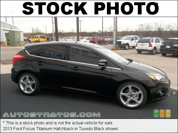 Stock photo for this 2013 Ford Focus Titanium Hatchback 2.0 Liter GDI DOHC 16-Valve Ti-VCT Flex-Fuel 4 Cylinder 6 Speed Automatic