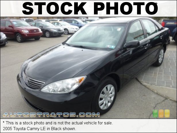 Stock photo for this 2005 Toyota Camry  2.4 Liter DOHC 16-Valve VVT-i 4 Cylinder 5 Speed Automatic