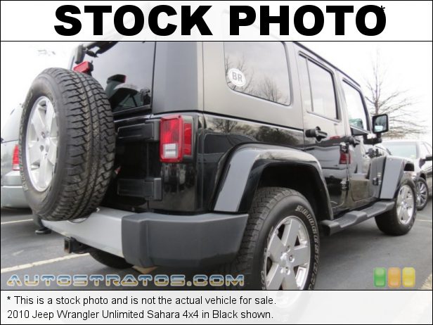 Stock photo for this 2010 Jeep Wrangler Unlimited Sahara 4x4 3.8 Liter OHV 12-Valve V6 6 Speed Manual