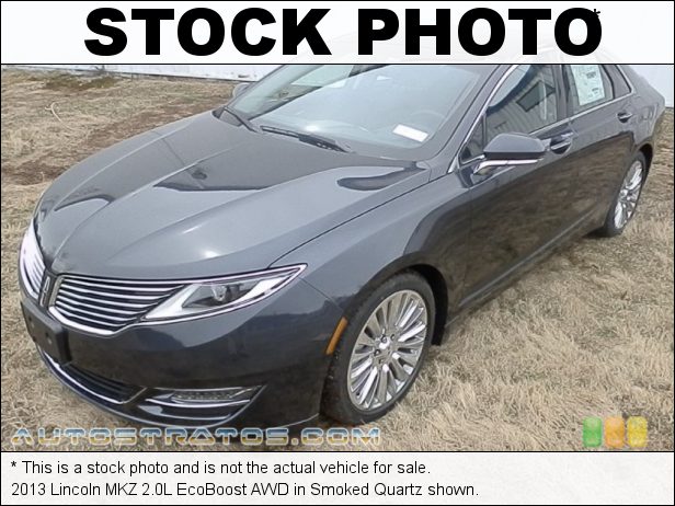 Stock photo for this 2013 Lincoln MKZ 2.0L EcoBoost AWD 2.0 Liter GTDI EcoBoost Turbocharged DOHC 16-Valve Ti-VCT 4 Cyli 6 Speed SelectShift Automatic