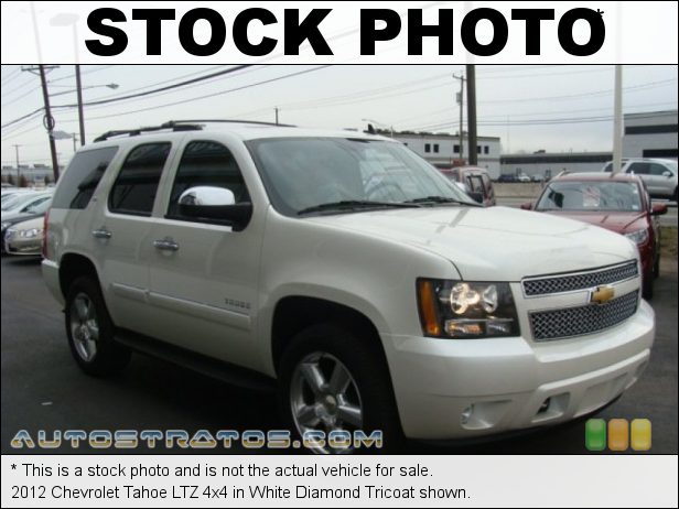 Stock photo for this 2012 Chevrolet Tahoe LTZ 4x4 5.3 Liter OHV 16-Valve VVT Flex-Fuel V8 6 Speed Automatic