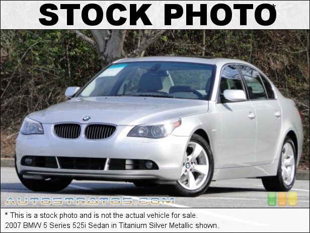 Stock photo for this 2007 BMW 5 Series 525i Sedan 3.0 Liter DOHC 24-Valve VVT Inline 6 Cylinder 6 Speed Manual