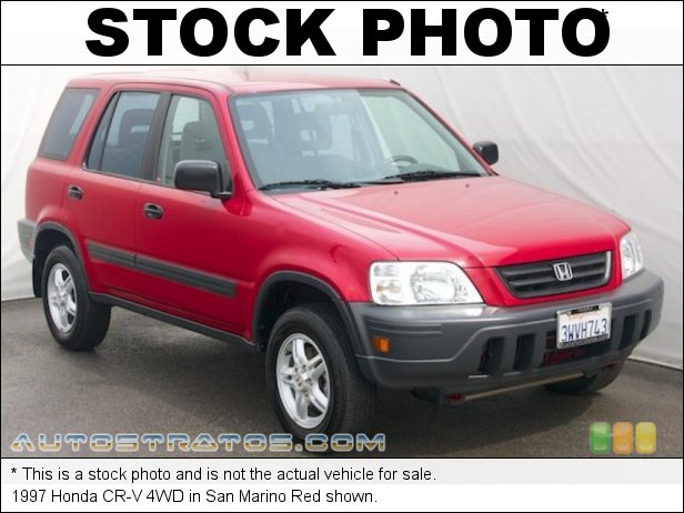 Stock photo for this 1997 Honda CR-V 4WD 2.0 Liter DOHC 16-Valve 4 Cylinder 4 Speed Automatic