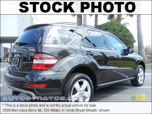 Stock photo for this 2009 Mercedes-Benz ML 350 4Matic 3.5 Liter DOHC 24-Valve VVT V6 7 Speed Automatic