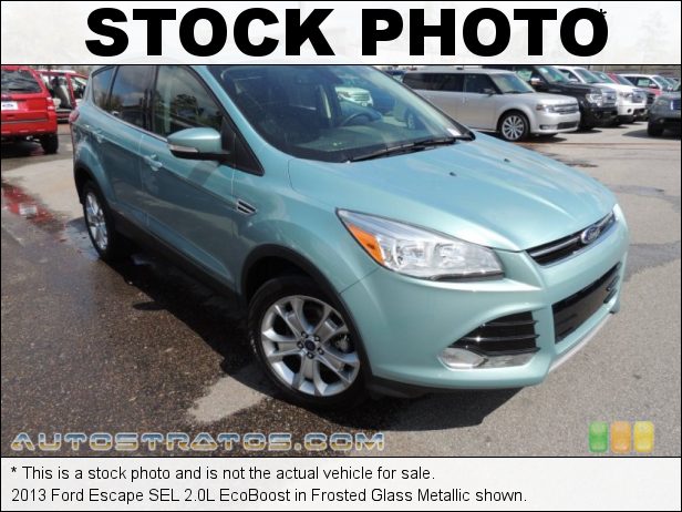 Stock photo for this 2013 Ford Escape SEL 2.0L EcoBoost 2.0 Liter DI Turbocharged DOHC 16-Valve Ti-VCT EcoBoost 4 Cylind 6 Speed SelectShift Automatic