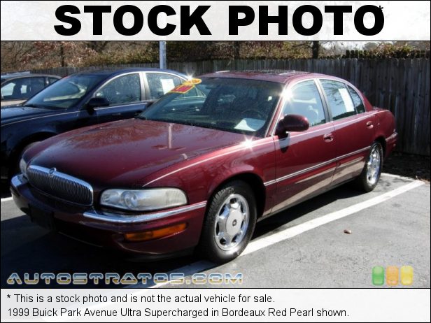 Stock photo for this 1999 Buick Park Avenue Ultra Supercharged 3.8 Liter Supercharged OHV 12-Valve 3800 Series II V6 4 Speed Automatic