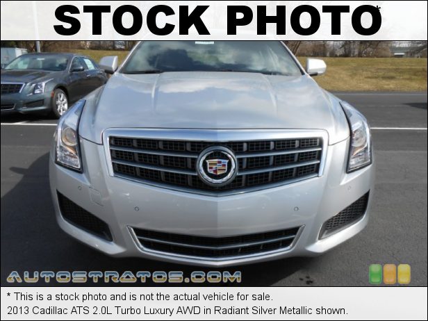 Stock photo for this 2013 Cadillac ATS 2.0L Turbo Luxury AWD 2.0 Liter DI Turbocharged DOHC 16-Valve VVT 4 Cylinder 6 Speed Hydra-Matic Automatic