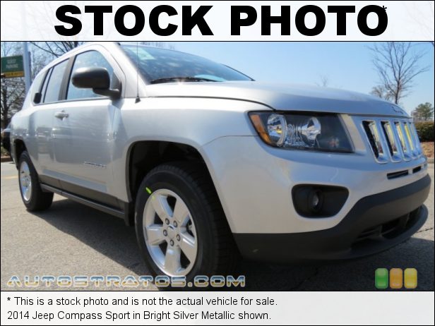 Stock photo for this 2014 Jeep Compass Sport 2.0 Liter DOHC 16-Valve Dual VVT 4 Cylinder 5 Speed Manual