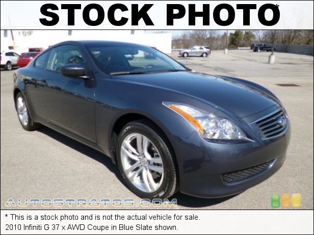 Stock photo for this 2010 Infiniti G 37 x AWD Coupe 3.7 Liter DOHC 24-Valve CVTCS V6 7 Speed ASC Automatic