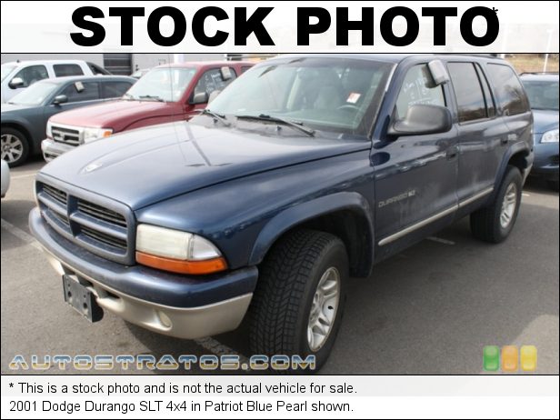 Stock photo for this 2001 Dodge Durango 4x4 4.7 Liter SOHC 16-Valve V8 4 Speed Automatic
