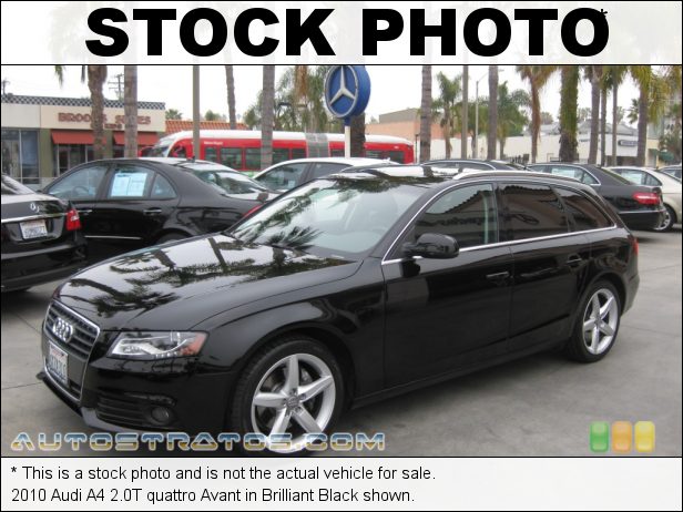 Stock photo for this 2010 Audi A4 2.0T quattro 2.0 Liter FSI Turbocharged DOHC 16-Valve VVT 4 Cylinder 6 Speed Tiptronic Automatic