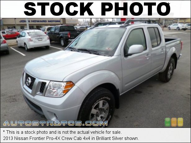 Stock photo for this 2013 Nissan Frontier SL Crew Cab 4x4 4.0 Liter DOHC 24-Valve CVTCS V6 5 Speed Automatic