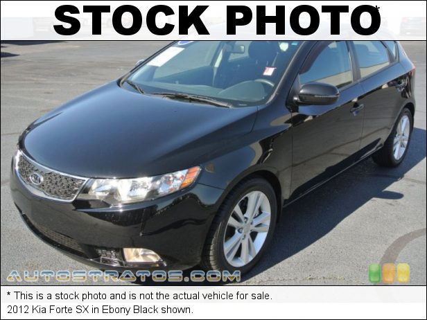 Stock photo for this 2012 Kia Forte SX 2.4 Liter DOHC 16-Valve CVVT 4 Cylinder 6 Speed Sportmatic Automatic