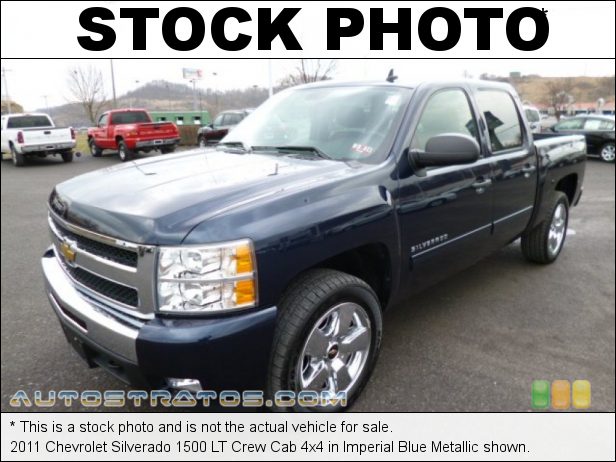 Stock photo for this 2011 Chevrolet Silverado 1500 LT Crew Cab 4x4 5.3 Liter Flex-Fuel OHV 16-Valve VVT Vortec V8 6 Speed Automatic