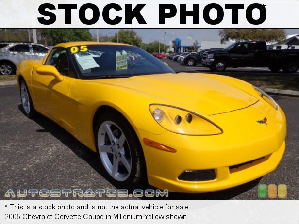 Stock photo for this 2005 Chevrolet Corvette Coupe 6.0 Liter OHV 16-Valve LS2 V8 4 Speed Automatic