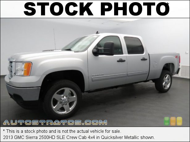 Stock photo for this 2013 GMC Sierra 2500HD SLE Crew Cab 4x4 6.6 Liter OHV 32-Valve Duramax Turbo-Diesel V8 6 Speed Automatic