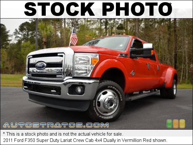 Stock photo for this 2011 Ford F350 Super Duty Lariat Crew Cab 4x4 Dually 6.7 Liter OHV 32-Valve B20 Power Stroke Turbo-Diesel V8 6 Speed TorqShift Automatic