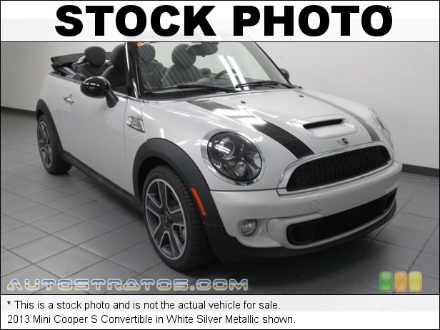 Stock photo for this 2013 Mini Cooper S Convertible 1.6 Liter DI Twin-Scroll Turbocharged DOHC 16-Valve VVT 4 Cylind 6 Speed Manual