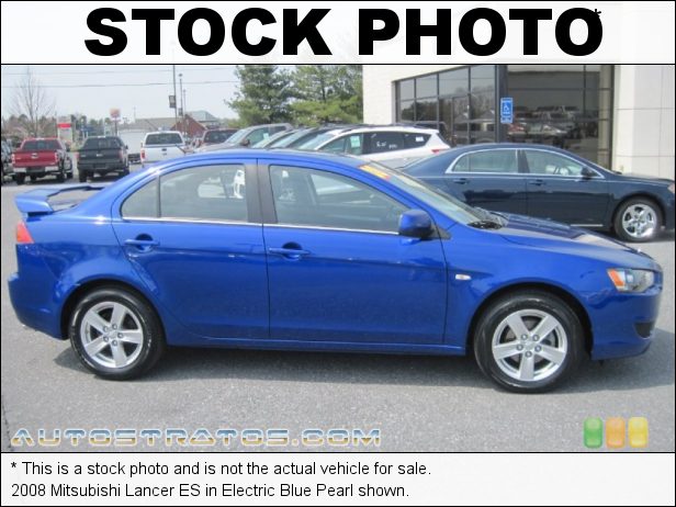 Stock photo for this 2008 Mitsubishi Lancer ES 2.0L DOHC 16V MIVEC Inline 4 Cylinder 5 Speed Manual