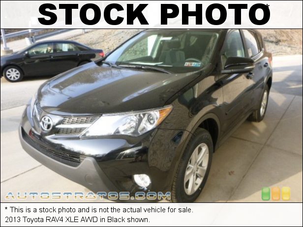 Stock photo for this 2013 Toyota RAV4 XLE AWD 2.5 Liter DOHC 16-Valve Dual VVT-i 4 Cylinder 6 Speed ECT-i Automatic