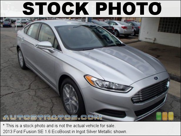 Stock photo for this 2013 Ford Fusion SE 1.6 EcoBoost 1.6 Liter EcoBoost DI Turbocharged DOHC 16-Valve Ti-VCT 4 Cylind 6 Speed SelectShift Automatic