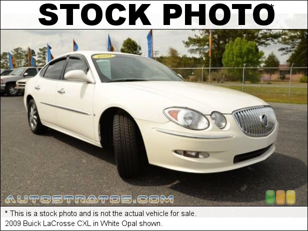 Stock photo for this 2009 Buick LaCrosse CXL 3.8 Liter OHV 12-Valve V6 4 Speed Automatic