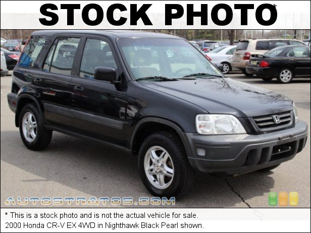 Stock photo for this 2000 Honda CR-V EX 4WD 2.0 Liter DOHC 16-Valve 4 Cylinder 4 Speed Automatic