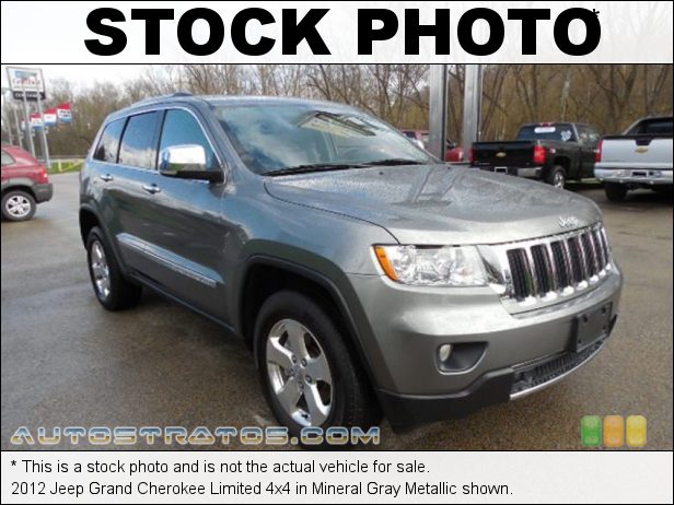 Stock photo for this 2012 Jeep Grand Cherokee Limited 4x4 3.6 Liter DOHC 24-Valve VVT V6 5 Speed Automatic