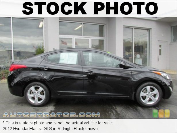 Stock photo for this 2012 Hyundai Elantra  1.8 Liter DOHC 16-Valve D-CVVT 4 Cylinder 6 Speed Shiftronic Automatic