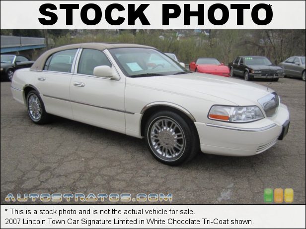 Stock photo for this 2007 Lincoln Town Car Signature Limited 4.6 Liter SOHC 16-Valve V8 4 Speed Automatic