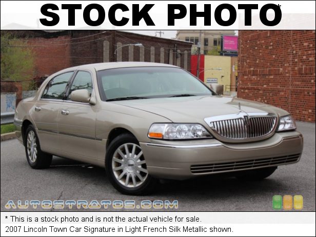 Stock photo for this 2007 Lincoln Town Car Signature 4.6 Liter SOHC 16-Valve V8 4 Speed Automatic