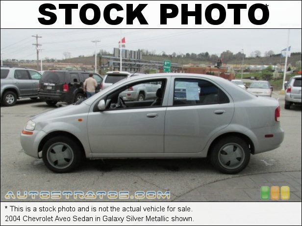 Stock photo for this 2004 Chevrolet Aveo Sedan 1.6 Liter DOHC 16-Valve 4 Cylinder 4 Speed Automatic