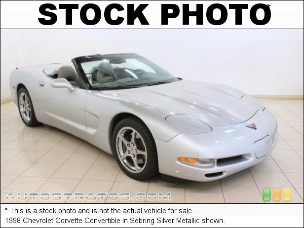 Stock photo for this 1998 Chevrolet Corvette Convertible 5.7 Liter OHV 16-Valve LS1 V8 6 Speed Manual