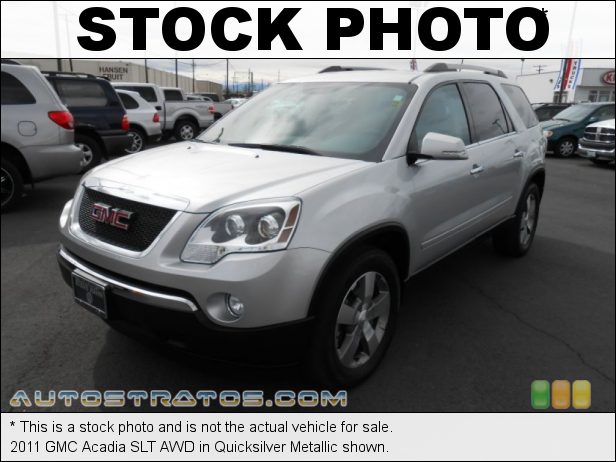 Stock photo for this 2011 GMC Acadia SLT AWD 3.6 Liter DI DOHC 24-Valve VVT V6 6 Speed Automatic