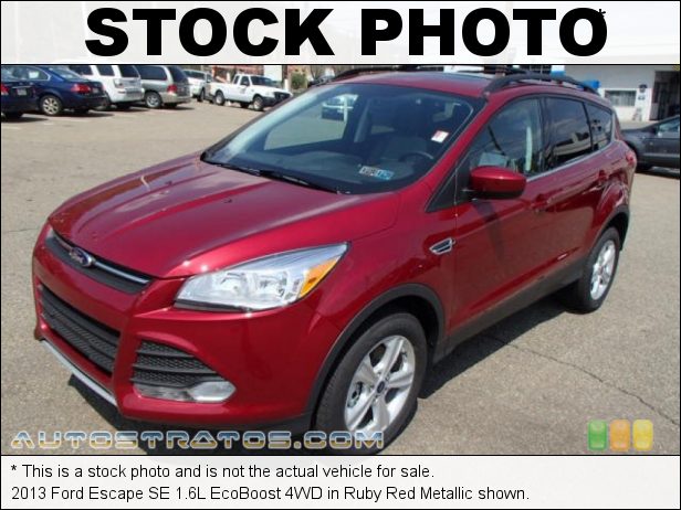 Stock photo for this 2013 Ford Escape SE 1.6L EcoBoost 4WD 1.6 Liter DI Turbocharged DOHC 16-Valve Ti-VCT EcoBoost 4 Cylind 6 Speed SelectShift Automatic