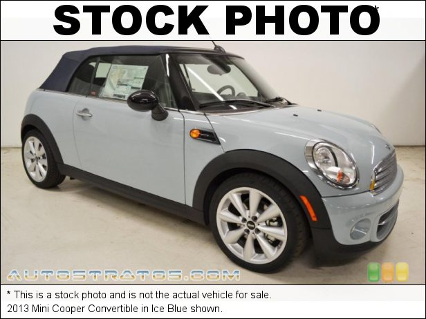Stock photo for this 2013 Mini Cooper Convertible 1.6 Liter DOHC 16-Valve VVT 4 Cylinder 6 Speed Manual