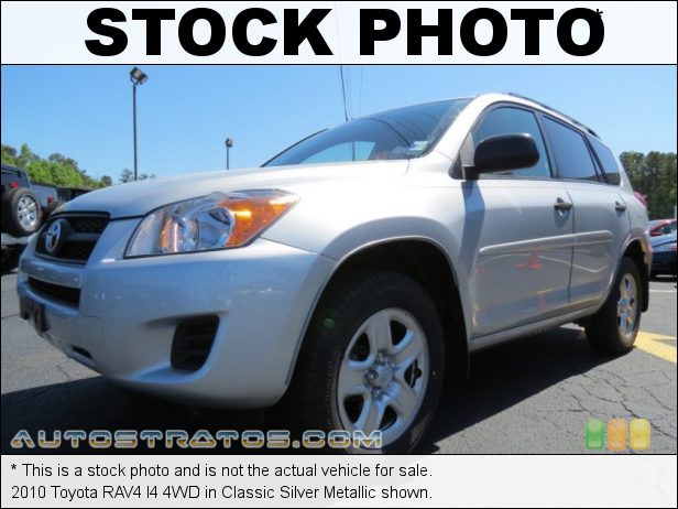Stock photo for this 2010 Toyota RAV4 I4 4WD 2.5 Liter DOHC 16-Valve Dual VVT-i 4 Cylinder 4 Speed ECT Automatic Stock photo for this 2010 Toyota RAV4 I4 4WD 2.5 Liter DOHC 16-Valve Dual VVT-i 4 Cylinder 4 Speed ECT Automatic