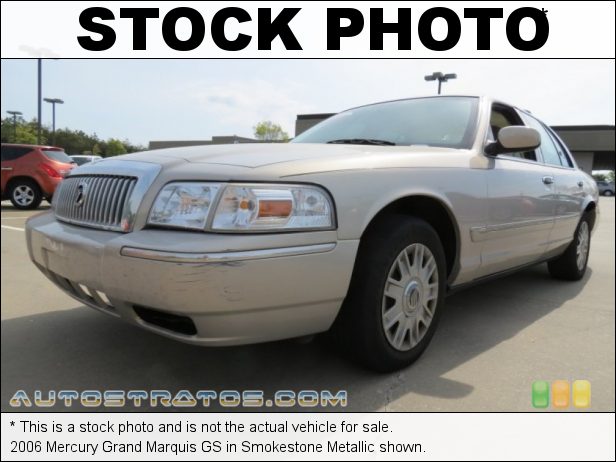 Stock photo for this 2006 Mercury Grand Marquis GS 4.6 Liter SOHC 16-Valve V8 4 Speed Automatic