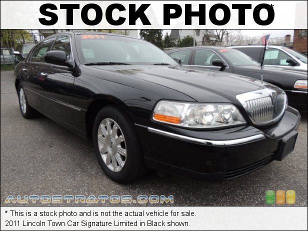 Stock photo for this 2011 Lincoln Town Car Signature Limited 4.6 Liter Flex-Fuel SOHC 16-Valve V8 4 Speed Automatic