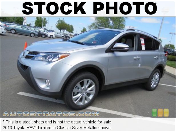 Stock photo for this 2013 Toyota RAV4 Limited 2.5 Liter DOHC 16-Valve Dual VVT-i 4 Cylinder 6 Speed ECT-i Automatic